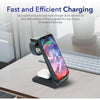 Load image into Gallery viewer, 3-in-1 Charger Stand Multi Device Wireless Charging Dock Station compatible with Apple iPhone, Samsung, Android, iWatch, Airpods, Google Pixel