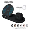 3-in-1 Multi Device Wireless Charging Dock Station compatible with Apple iPhone, Samsung, Android, iWatch, Airpods, Google Pixel