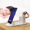 4-in-1 Multi Device Charging Dock Station Pad Apple iPhone Watch Google Pixel Qi Wireless Samsung