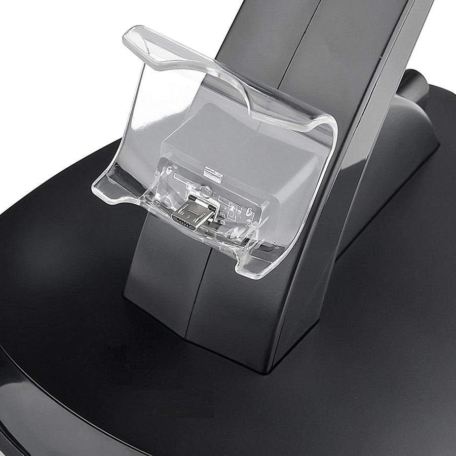 Charger Stand Compatible with Playstation 4 Controllers PS4. PS3. Multi-Controller Charging Dock Stand with LED Lights