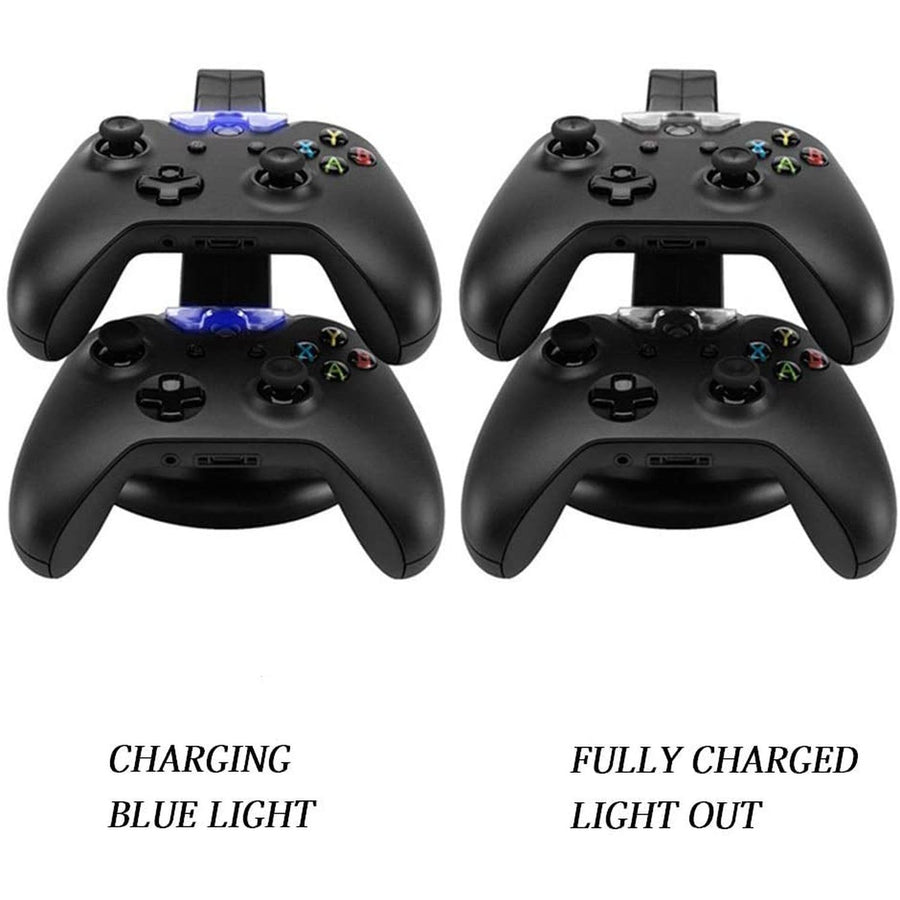 Controller Charger Stand compatible with Xbox One Controllers | Charging Dock Stations with LED Lights